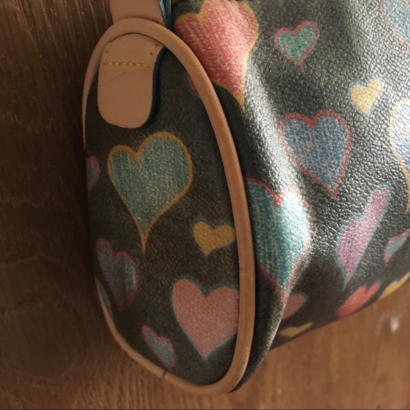 Fun Dooney & Bourke Multicolor heart purse! - Picture 3 of 8